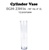 16" Cylinder Glass Vase