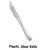 Plastics - Silver Knife