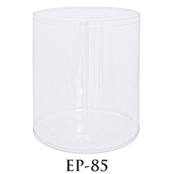 PVC Round Container - 8 1/2"D x 10 1/2"H