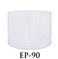 PVC Round Container - 7 1/4"D x 5 3/4"H