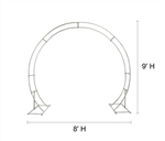 Metal Round Wedding Arch