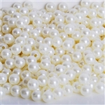 14mm Plastic Pearls - Ivory