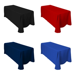 Polyester Table Cover, 90X156" -Colors