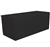 6 Feet Rectangular Fitted Table Cover Black