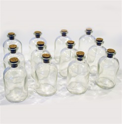 2 3/4" Glass Bottle with Cork