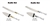 Knife Set - Acrylic Handle, Plain, SILVER/GOLD