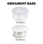 4 1/2" x 2 1/2" Plastic Ornament Base