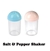2 1/2" Plastic Salt & Pepper Cylinder Shaker