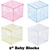 2" Plastic Baby Block