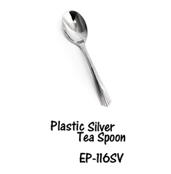 Plastics - Silver Tea Spoon