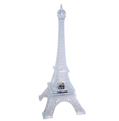 10" Plastic Eiffel Tower with LED Lights