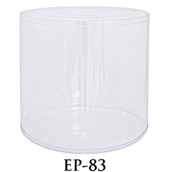 PVC Round Container - 10 1/4"D x 10 1/2"H