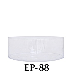 PVC Round Container - 7 1/4"D x 3"H