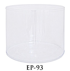 PVC Round Container - 12"D x 10 1/2"H