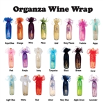 28" Organza Wine Wrap with Tassle