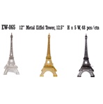 12" Metal Eiffel Tower